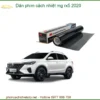 Dán Phim Cách Nhiệt MG RX5 2020 - Địa Chỉ Lắp Đặt Chính Hãng TPHCM