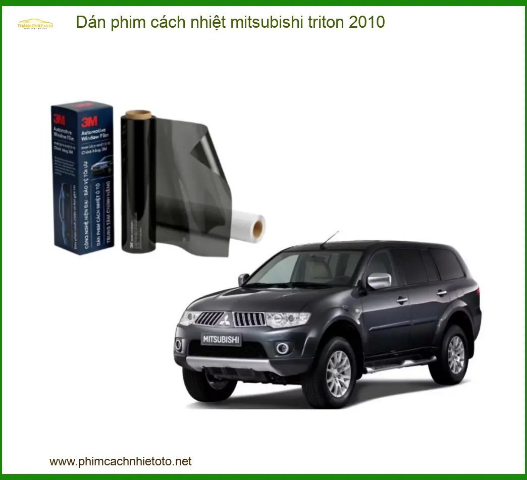 Dán Phim Cách Nhiệt Mitsubishi Triton 2010 - Địa Chỉ Lắp Đặt Uy Tín TPHCM