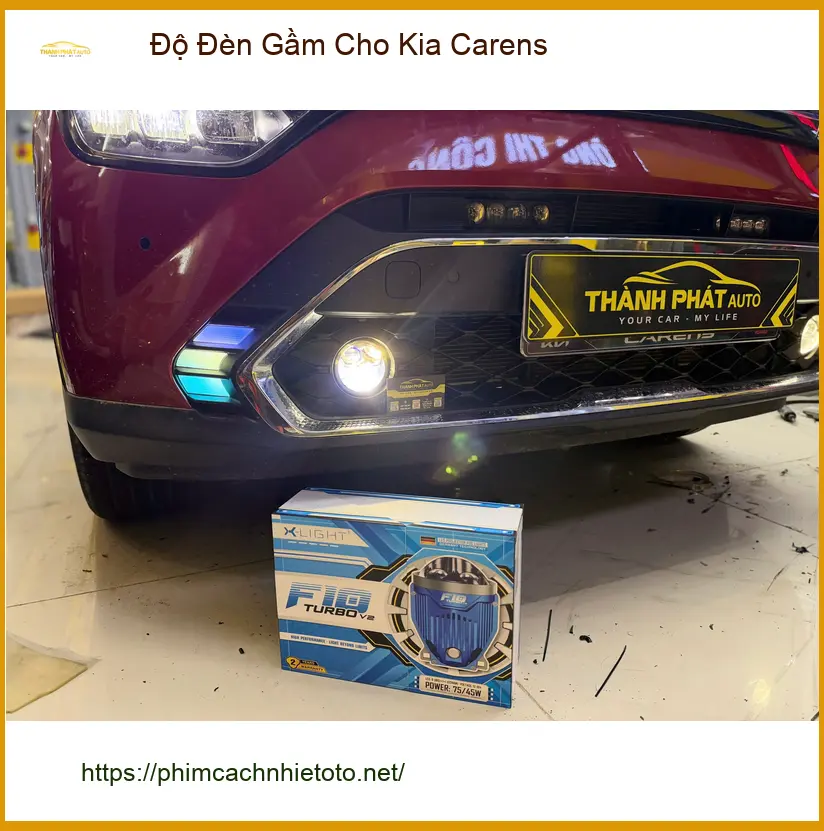 Anh Lâm độ đèn gầm Kia Carens Quận 9, an tâm hơn khi lái xe đêm vắng. ảnh thực tế 2