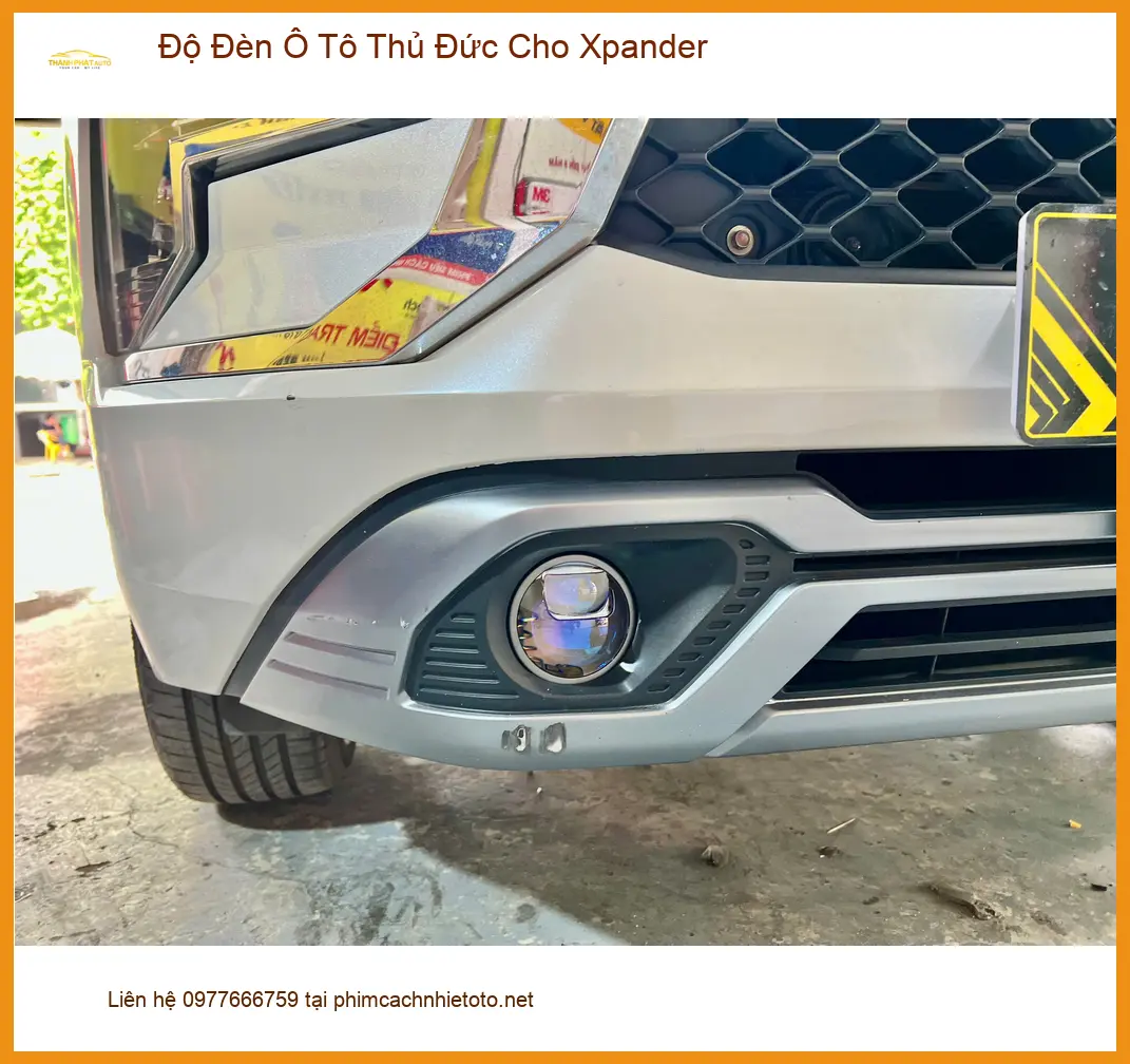 Anh Huy độ đèn ô tô Xpander tại Quận Thủ Đức vì đèn zin quá tối ảnh thực tế 4