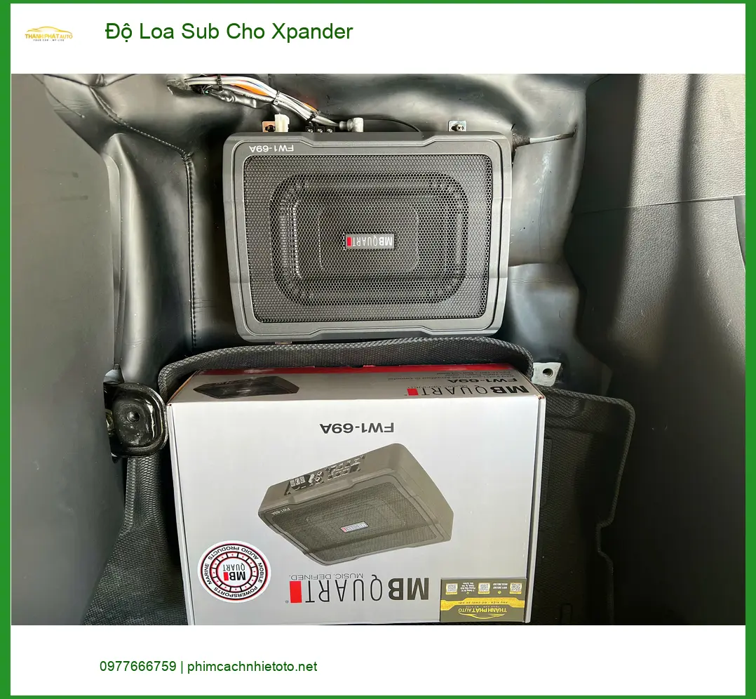 Anh Tấn độ Loa Sub cho Xpander tại Quận Thủ Đức để âm thanh sống động hơn ảnh thực tế 5