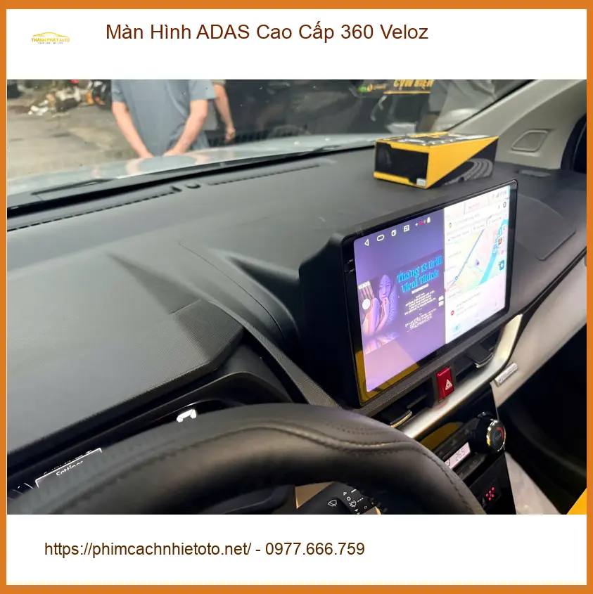 Anh Tùng lắp Màn Hình ADAS 360 cho Veloz tại Thủ Đức tăng tiện ích