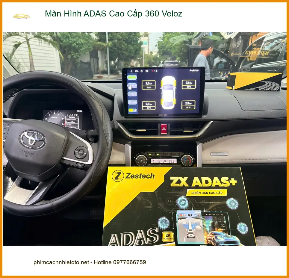Anh Tùng lắp Màn Hình ADAS 360 cho Veloz tại Thủ Đức tăng tiện ích ảnh thực tế 2