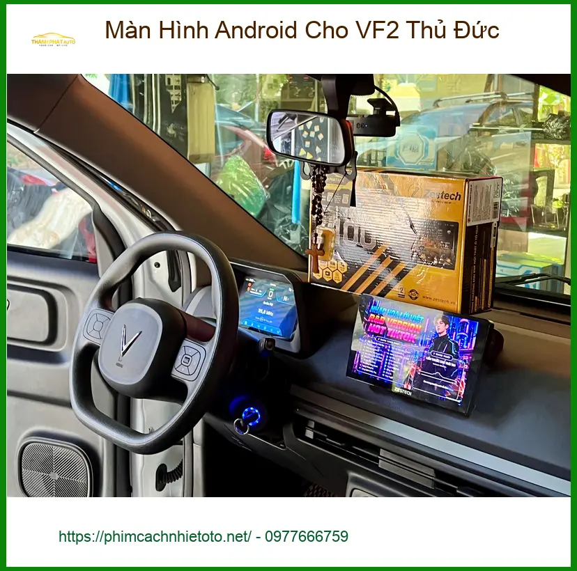 Anh Gia Hưng nâng cấp Màn Hình Android cho VF2 tại Thủ Đức tiện ích ảnh thực tế 3