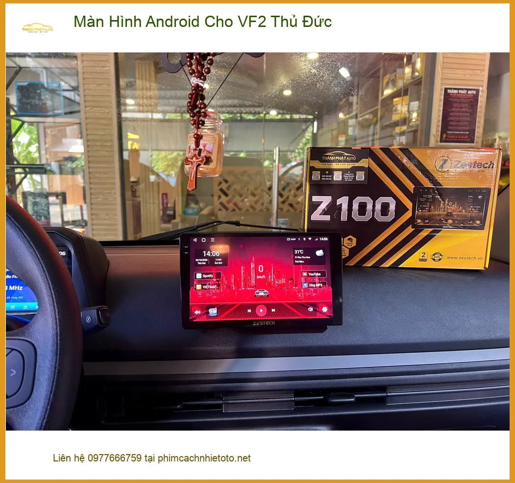 Anh Gia Hưng nâng cấp Màn Hình Android cho VF2 tại Thủ Đức tiện ích ảnh thực tế 4