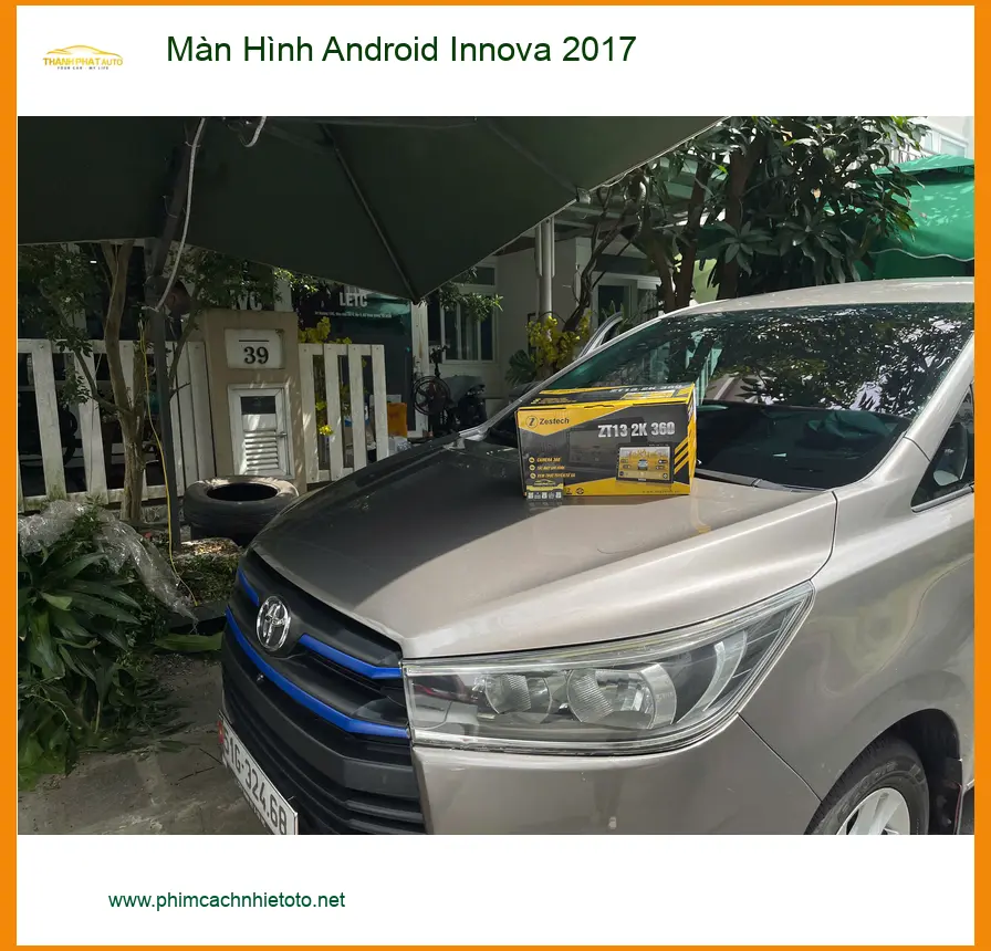 Chú Minh lắp Màn Hình Android Innova 2017 tại Quận 9 để xem bản đồ và giải trí ảnh thực tế 2