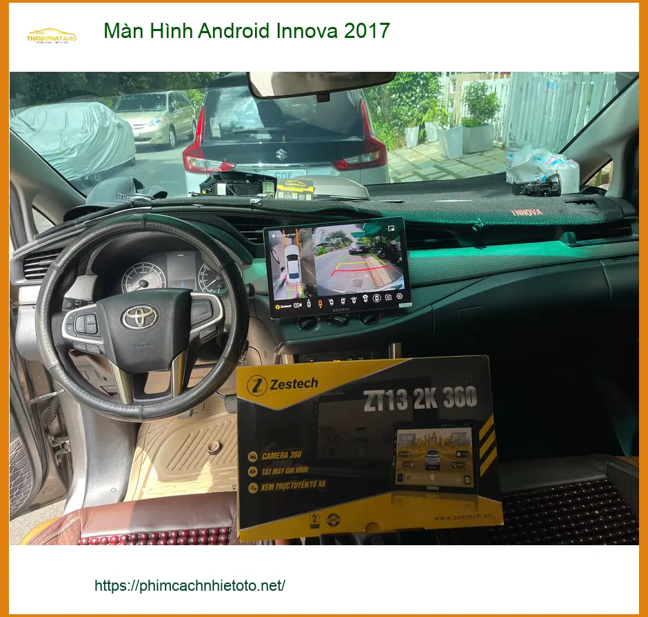 Chú Minh lắp Màn Hình Android Innova 2017 tại Quận 9 để xem bản đồ và giải trí ảnh thực tế 3