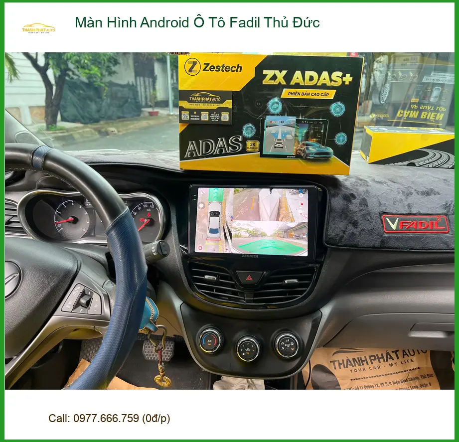 Anh Trường lắp Màn Hình Android Ô Tô cho Fadil tại Thủ Đức để tăng cường tiện ích giải trí