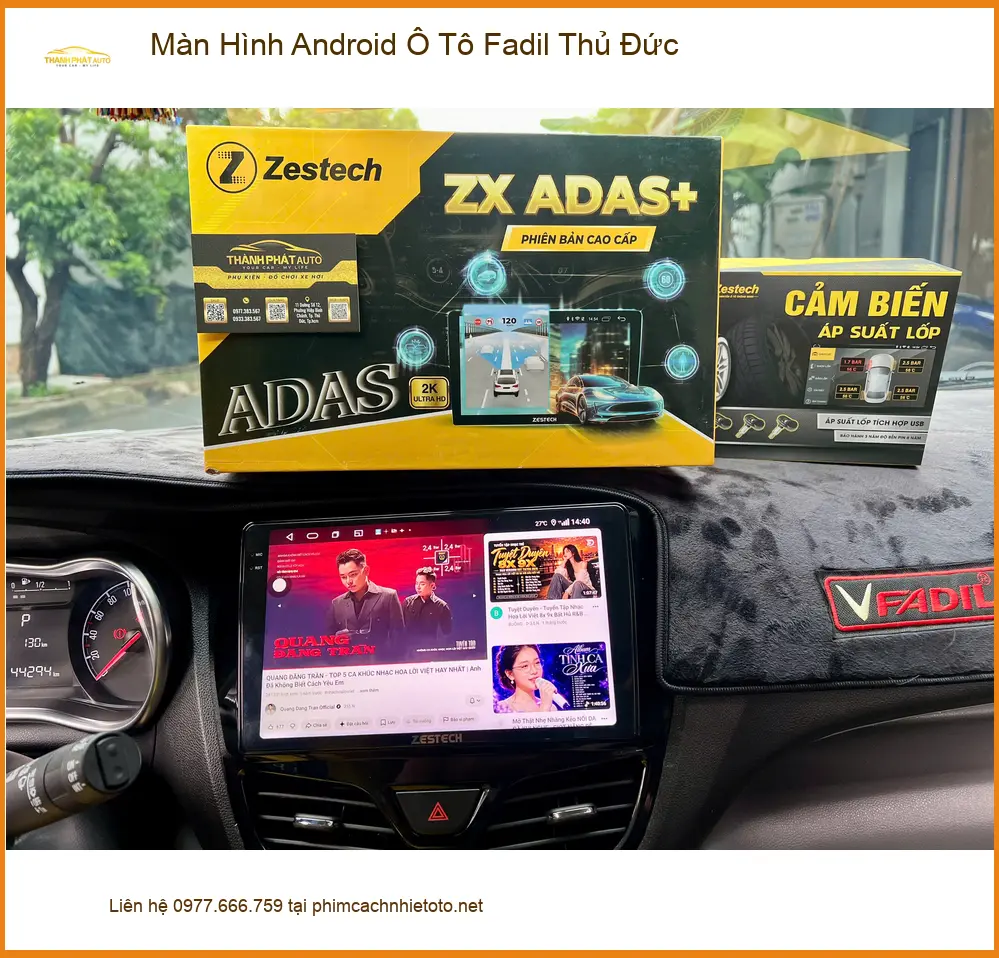 Anh Trường lắp Màn Hình Android Ô Tô cho Fadil tại Thủ Đức để tăng cường tiện ích giải trí ảnh thực tế 2
