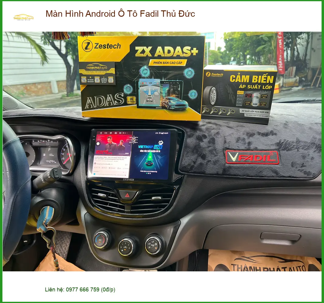 Anh Trường lắp Màn Hình Android Ô Tô cho Fadil tại Thủ Đức để tăng cường tiện ích giải trí ảnh thực tế 3