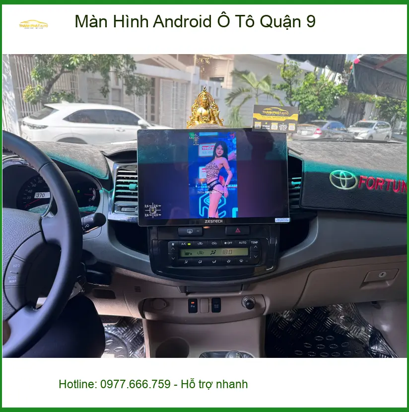 Chú Bình lắp Màn Hình Android Ô Tô cho Hyundai Kona tại Quận 9 để tiện đường đi làm ảnh thực tế 2