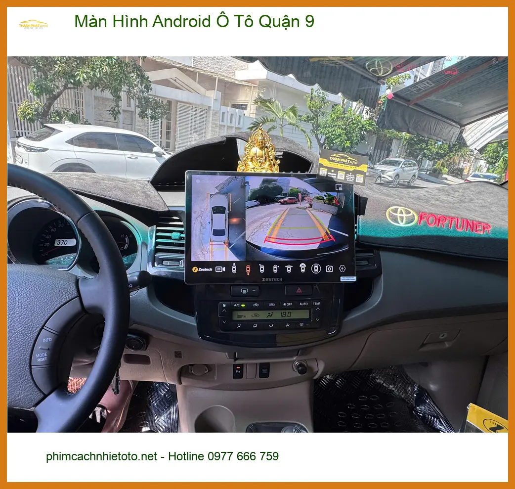 Chú Bình lắp Màn Hình Android Ô Tô cho Hyundai Kona tại Quận 9 để tiện đường đi làm ảnh thực tế 3