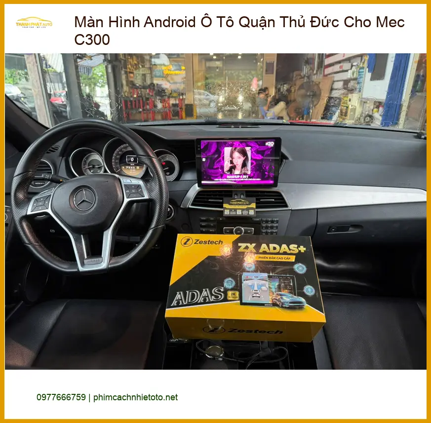 Địa chỉ Lắp Màn Hình Android Ô Tô Mec C300 tại Quận Thủ Đức uy tín ảnh thực tế 3