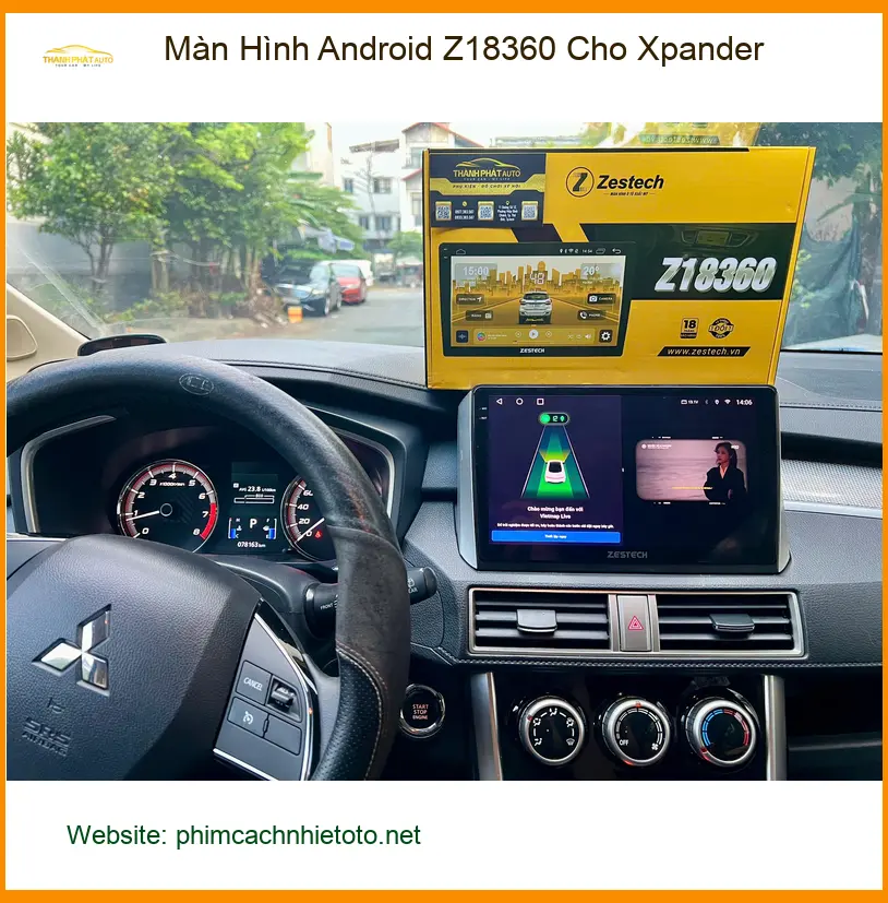 Anh Tùng lắp Màn Hình Android Z18360 cho Xpander tại Thủ Đức