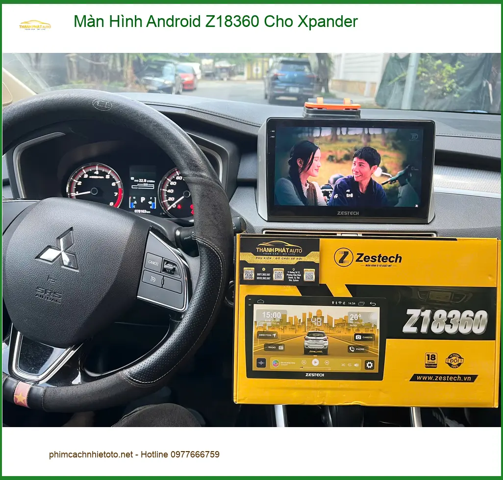 Anh Tùng lắp Màn Hình Android Z18360 cho Xpander tại Thủ Đức ảnh thực tế 3