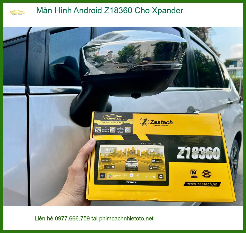 Anh Tùng lắp Màn Hình Android Z18360 cho Xpander tại Thủ Đức ảnh thực tế 4