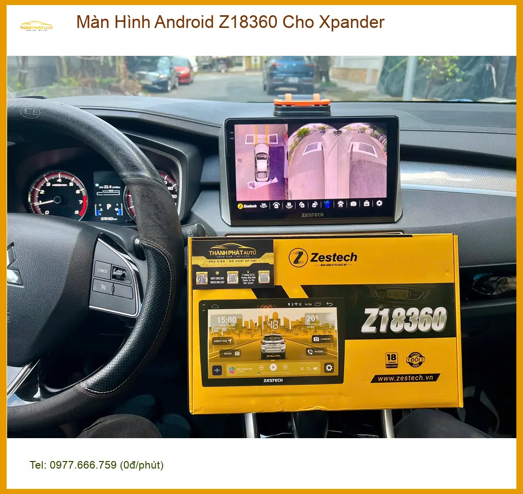 Anh Tùng lắp Màn Hình Android Z18360 cho Xpander tại Thủ Đức ảnh thực tế 5