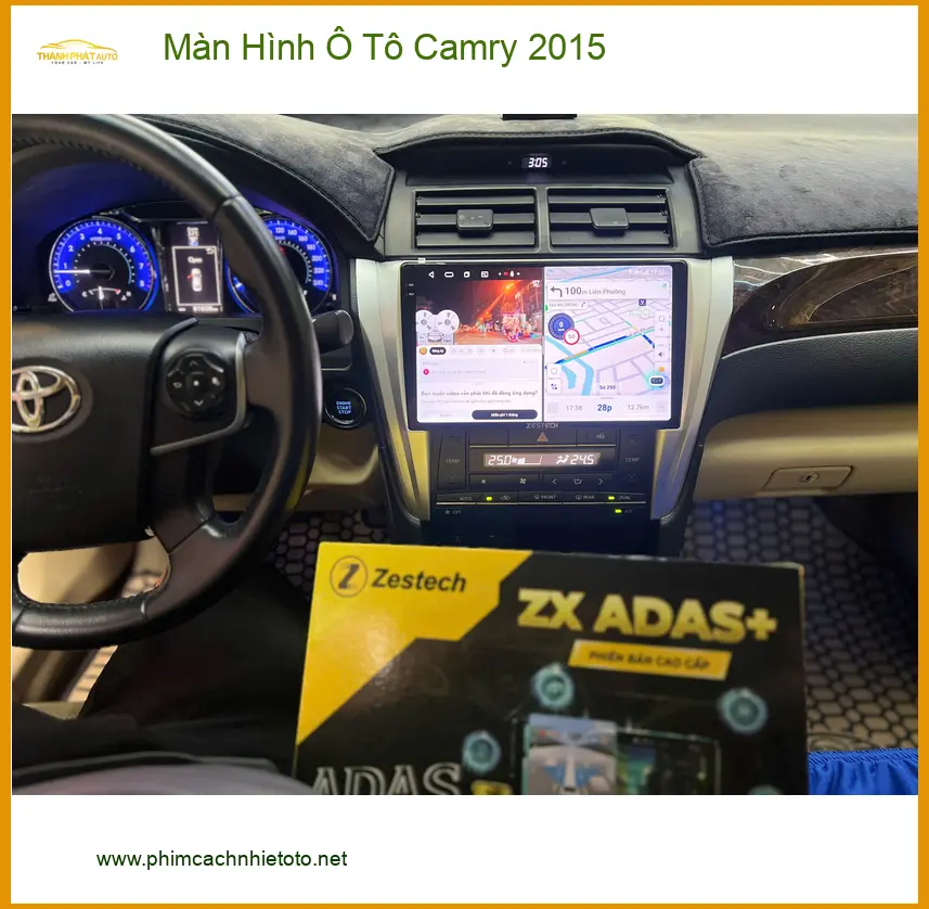 Anh Quang nâng cấp Màn Hình Ô Tô Camry 2015 tại Quận 9 cho xe tiện nghi hơn ảnh thực tế 3