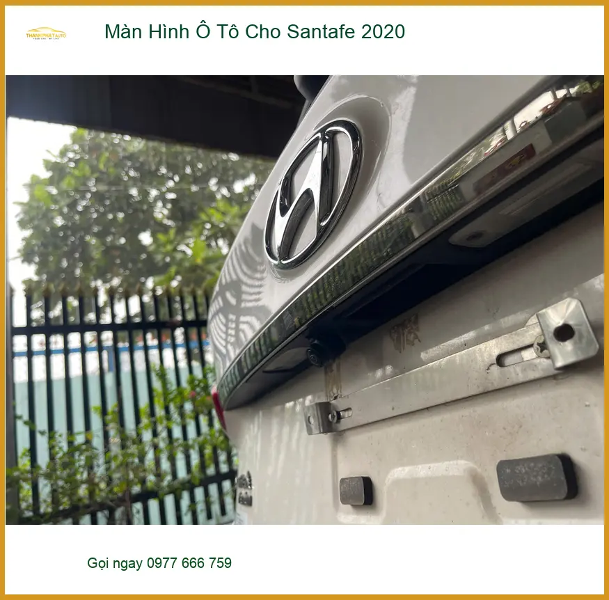 Anh Khải lắp Màn Hình Ô Tô cho Santafe 2020 tại Quận 12 để nâng cao trải nghiệm lái xe ảnh thực tế 4