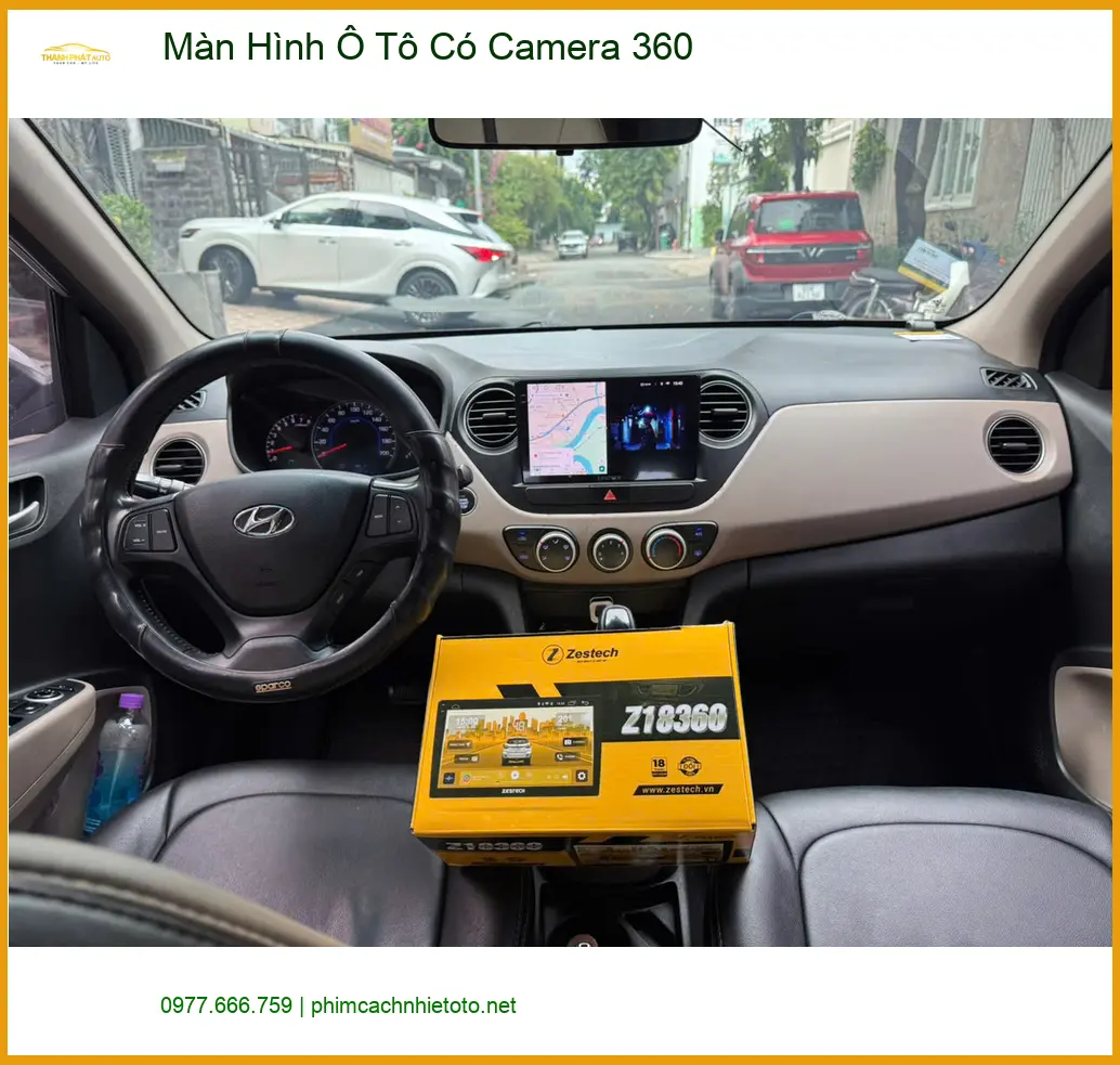 Anh Phong lắp Màn Hình Ô Tô Có Camera 360 cho Mazda 3 tại Thủ Đức ảnh thực tế 2