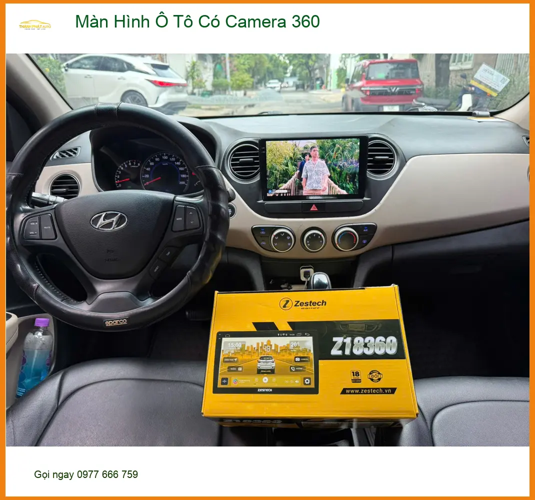 Anh Phong lắp Màn Hình Ô Tô Có Camera 360 cho Mazda 3 tại Thủ Đức ảnh thực tế 4
