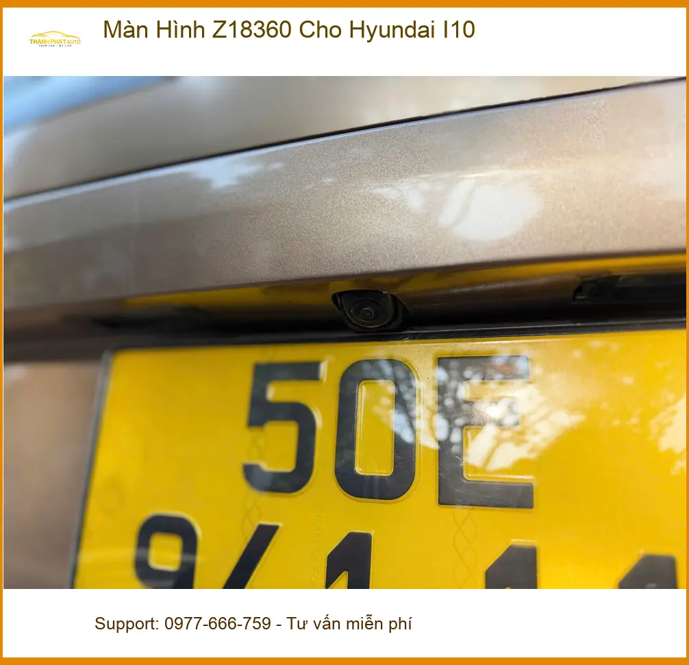 Chị Thảo lắp Màn Hình Z18360 cho Hyundai I10 tại Quận 9 để tiện đi lại ảnh thực tế 3