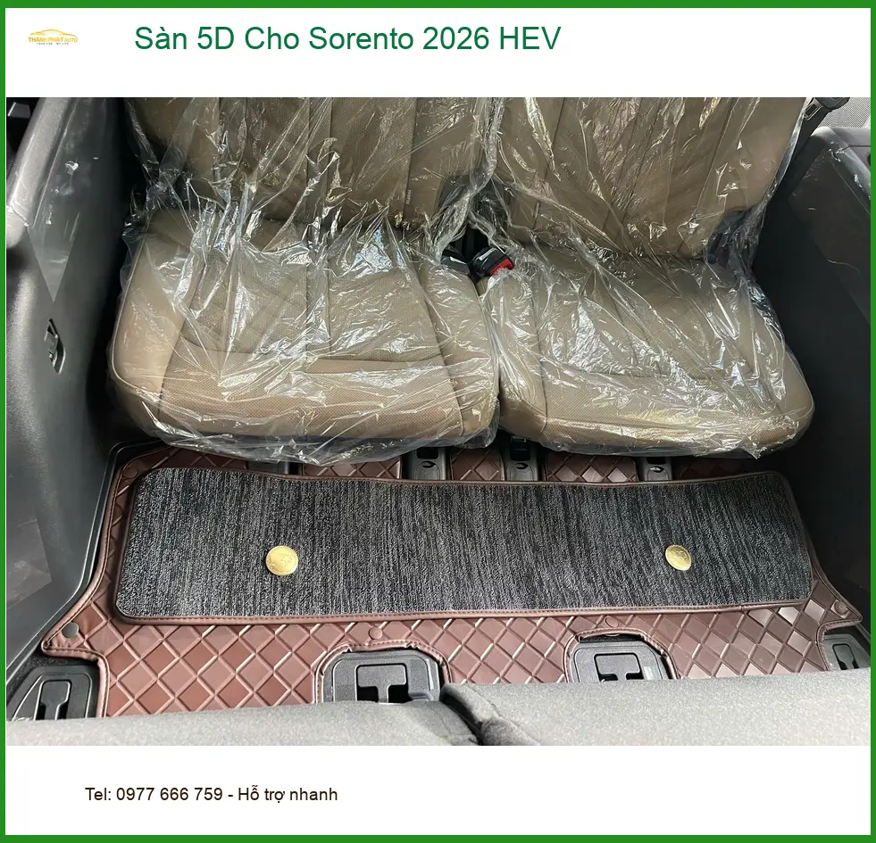 Anh Quang lắp Sàn 5D Cho Sorento 2026 HEV Quận 9 để bảo vệ sàn xe tối ưu ảnh thực tế 4