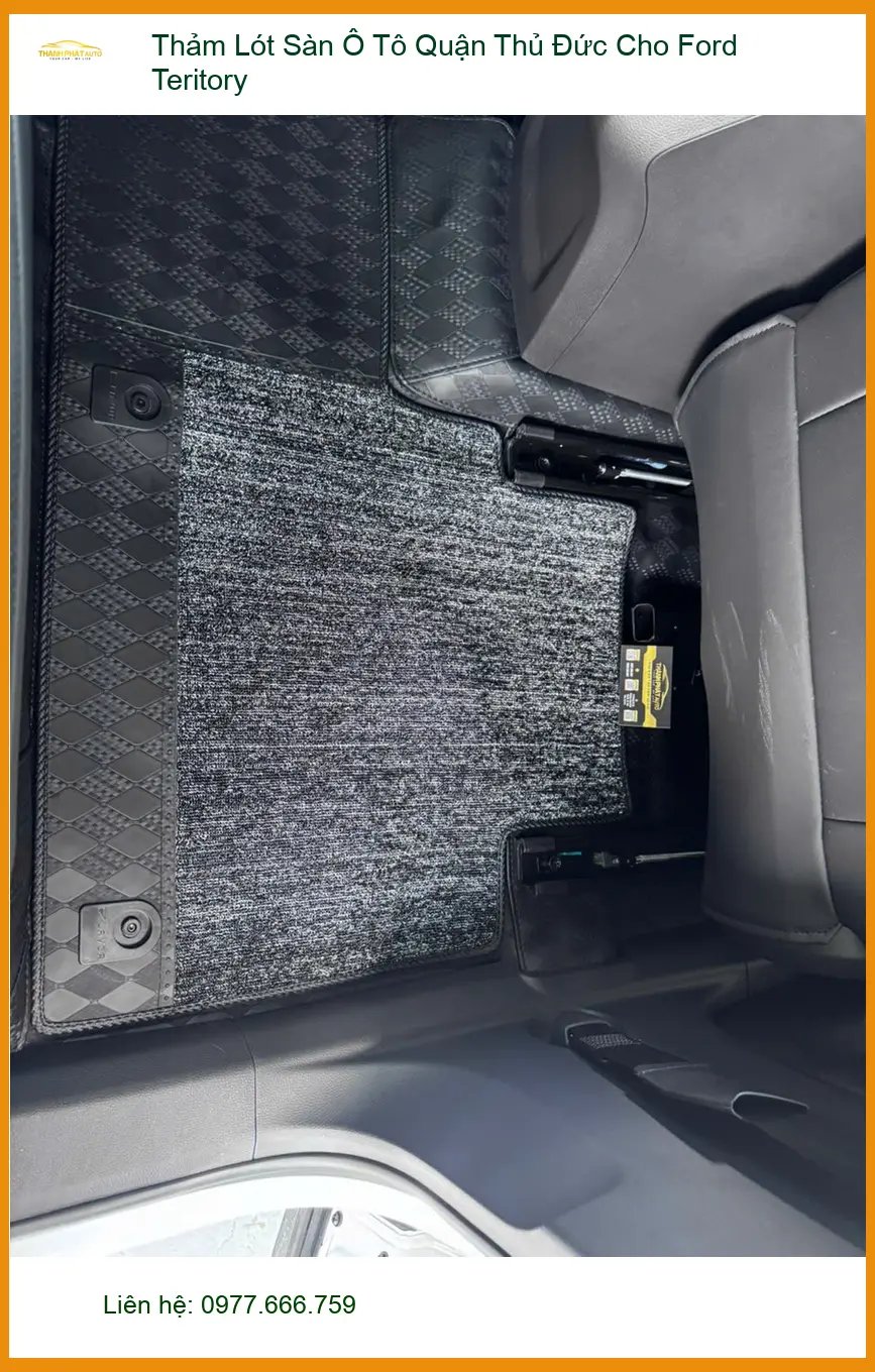 Anh Tùng lắp thảm lót sàn ô tô Ford Territory tại Thủ Đức chuẩn xe sang ảnh thực tế 4