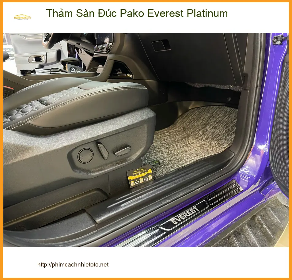 Anh Hoàng Nam lắp Thảm Sàn Đúc Pako Everest Platinum tại Quận 9 để xe luôn sạch
