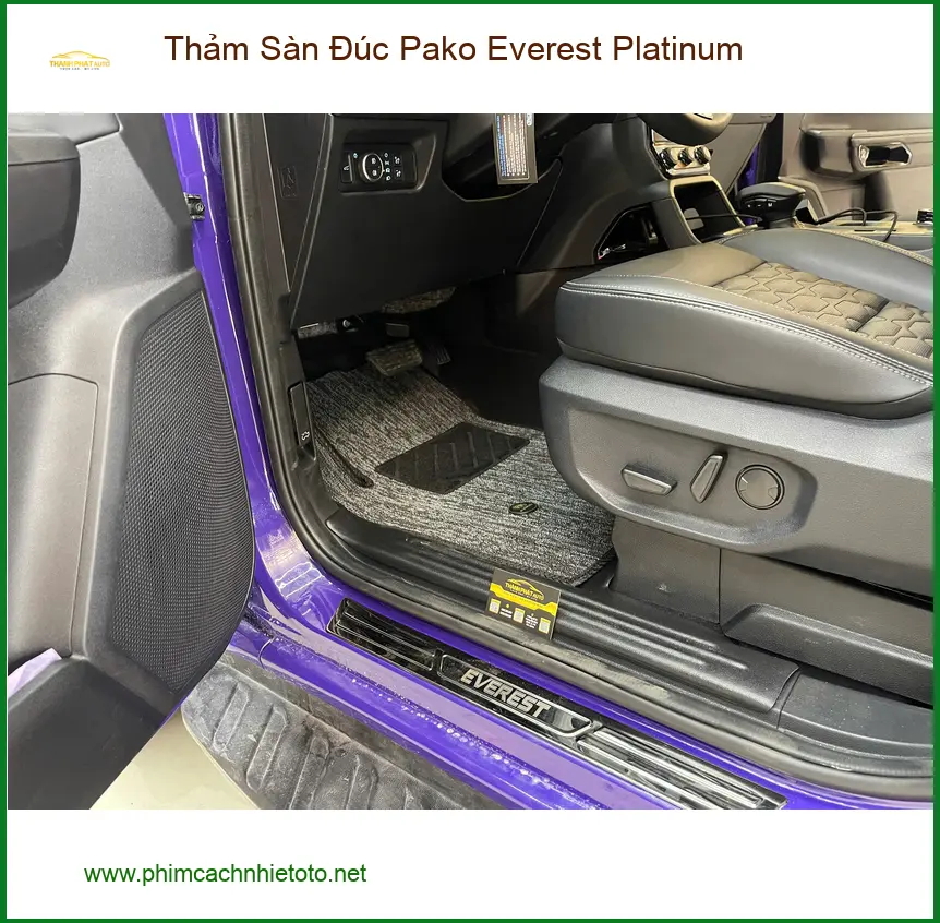 Anh Hoàng Nam lắp Thảm Sàn Đúc Pako Everest Platinum tại Quận 9 để xe luôn sạch ảnh thực tế 2